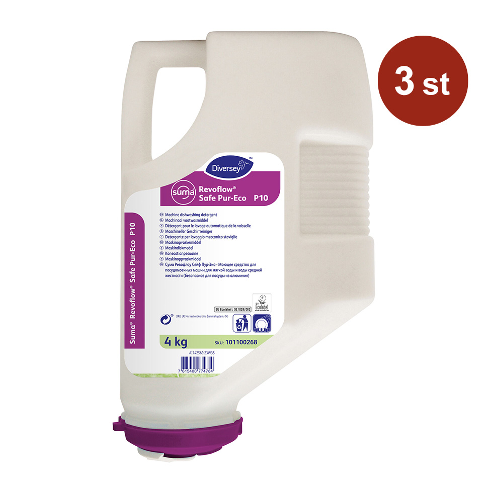 Maskindisk Diversey Suma Revoflow Safe Pur-Eco P10 4kg