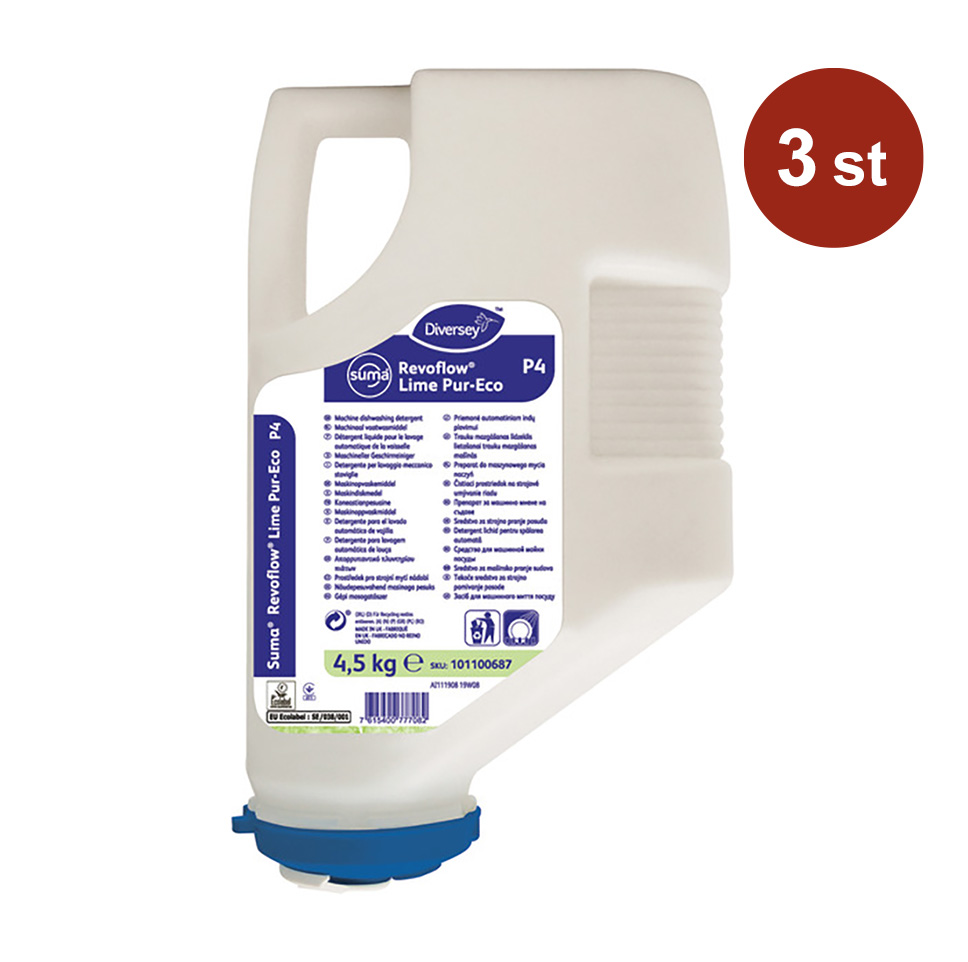 Maskindisk Diversey Suma Revoflow Lime P4 4.5kg