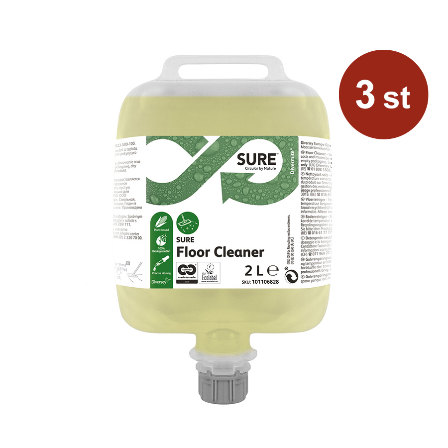 Golvrengöring Diversey Sure Floor Cleaner DVM 2L