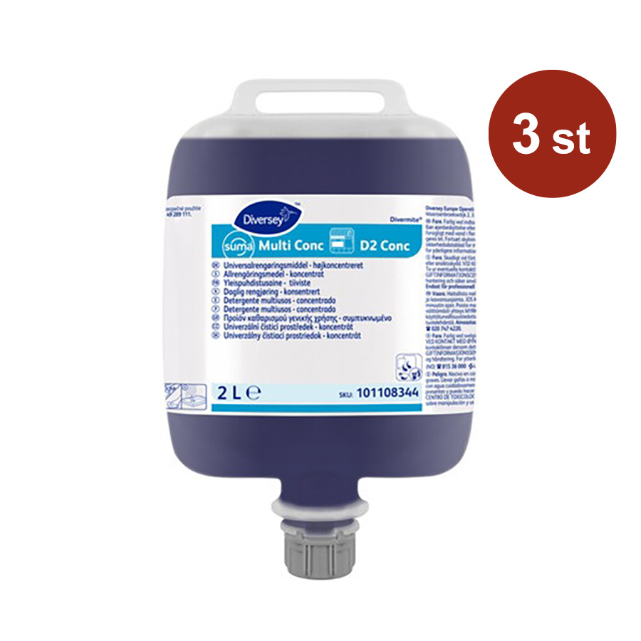 Allrengöringsmedel Diversey Suma Multi Conc D2 2L