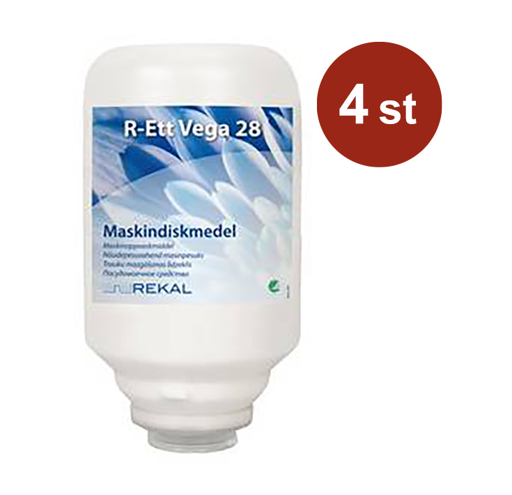 Maskindiskmedel Rekal R-Ett Vega 4kg