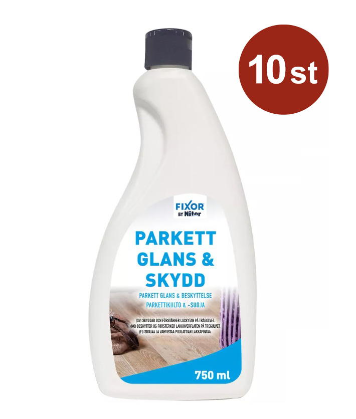 Rengöringsmedel Nitor Parkett Glans & Skydd 750ml