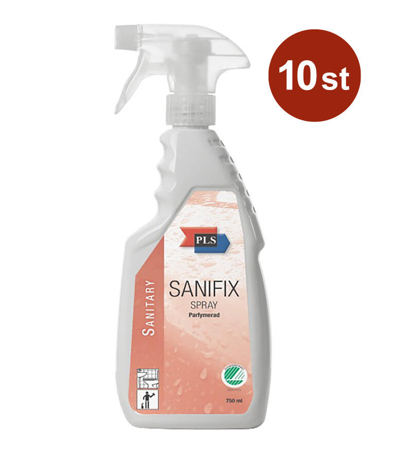 Sanitetsrent PLS Sanifix Spray Parfymerad 750ml Sanitetsrent PLS Sanifix Spray Parfymerad 750ml