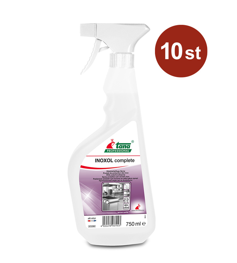 Metallputs Tana Inoxol Complete Rostfritt 750ml