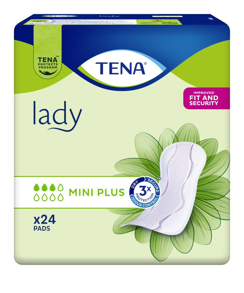 Trosskydd Tena Lady Mini Plus 28cm 16st