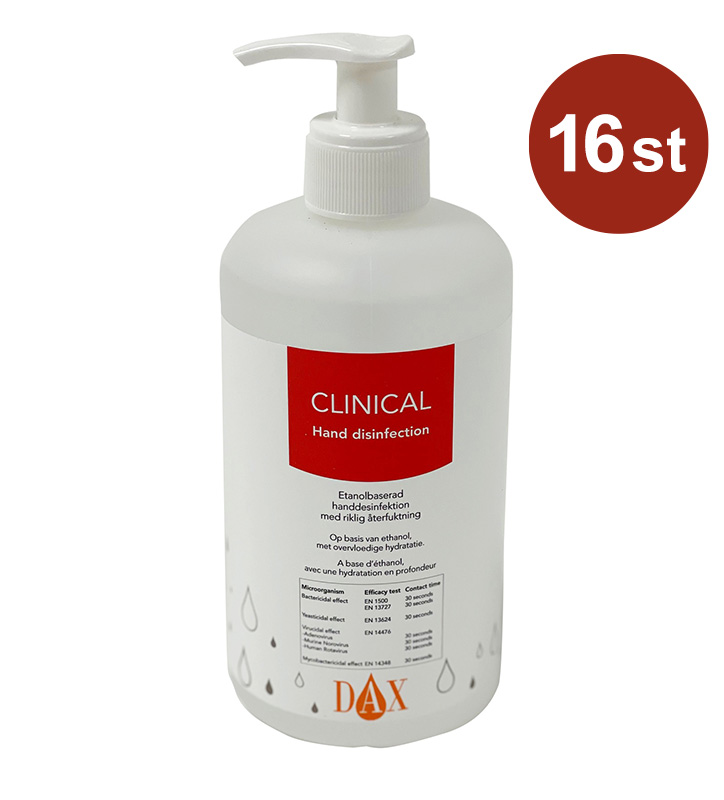 Handdesinfektion Dax Clinical 75% med Pump 500ml