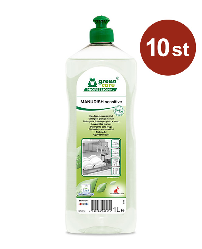 Handdiskmedel Green Care Manudish Sensitive 1L