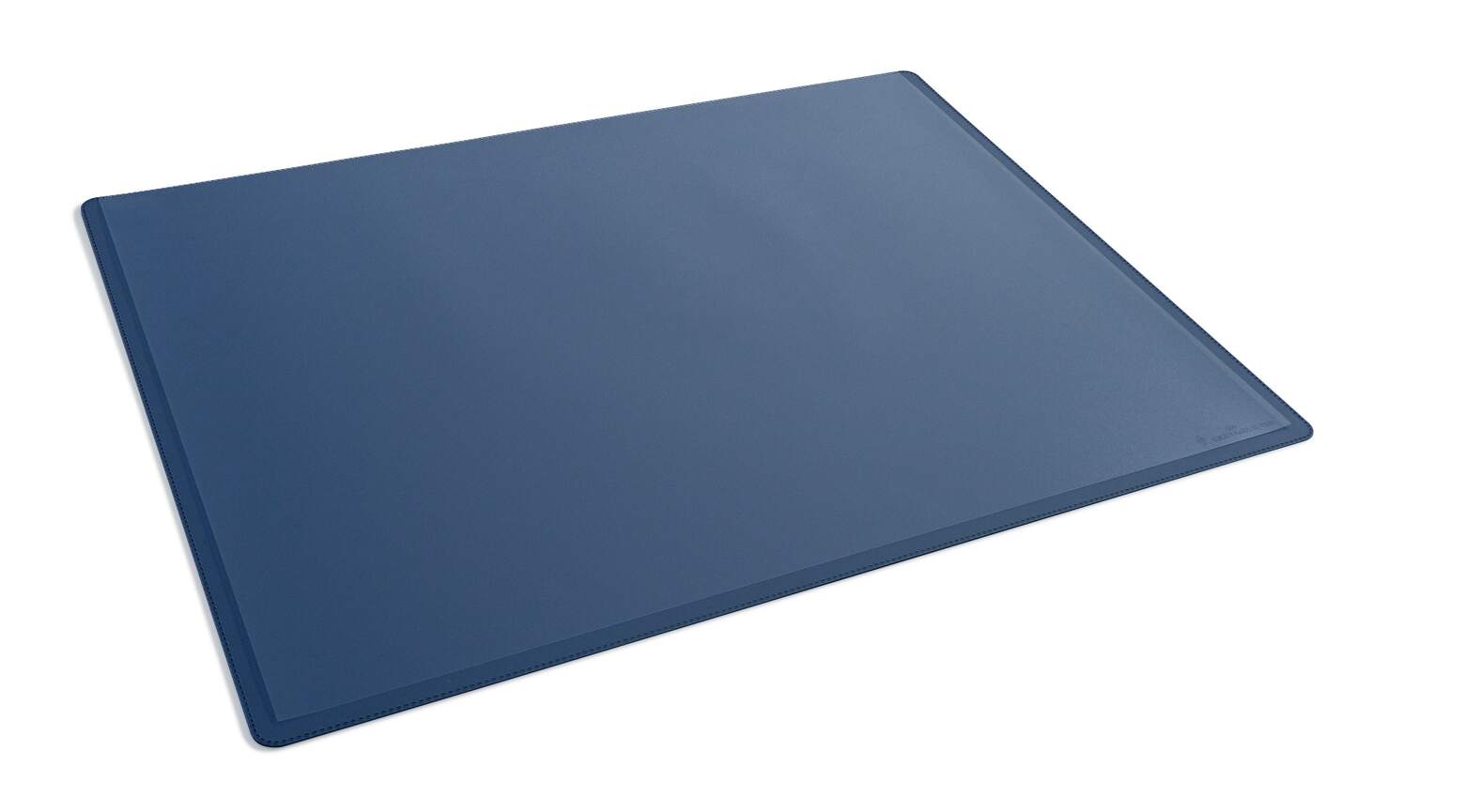 Skrivunderlägg Durable Mörkblå med Transparent Klaff PP 65x50cm