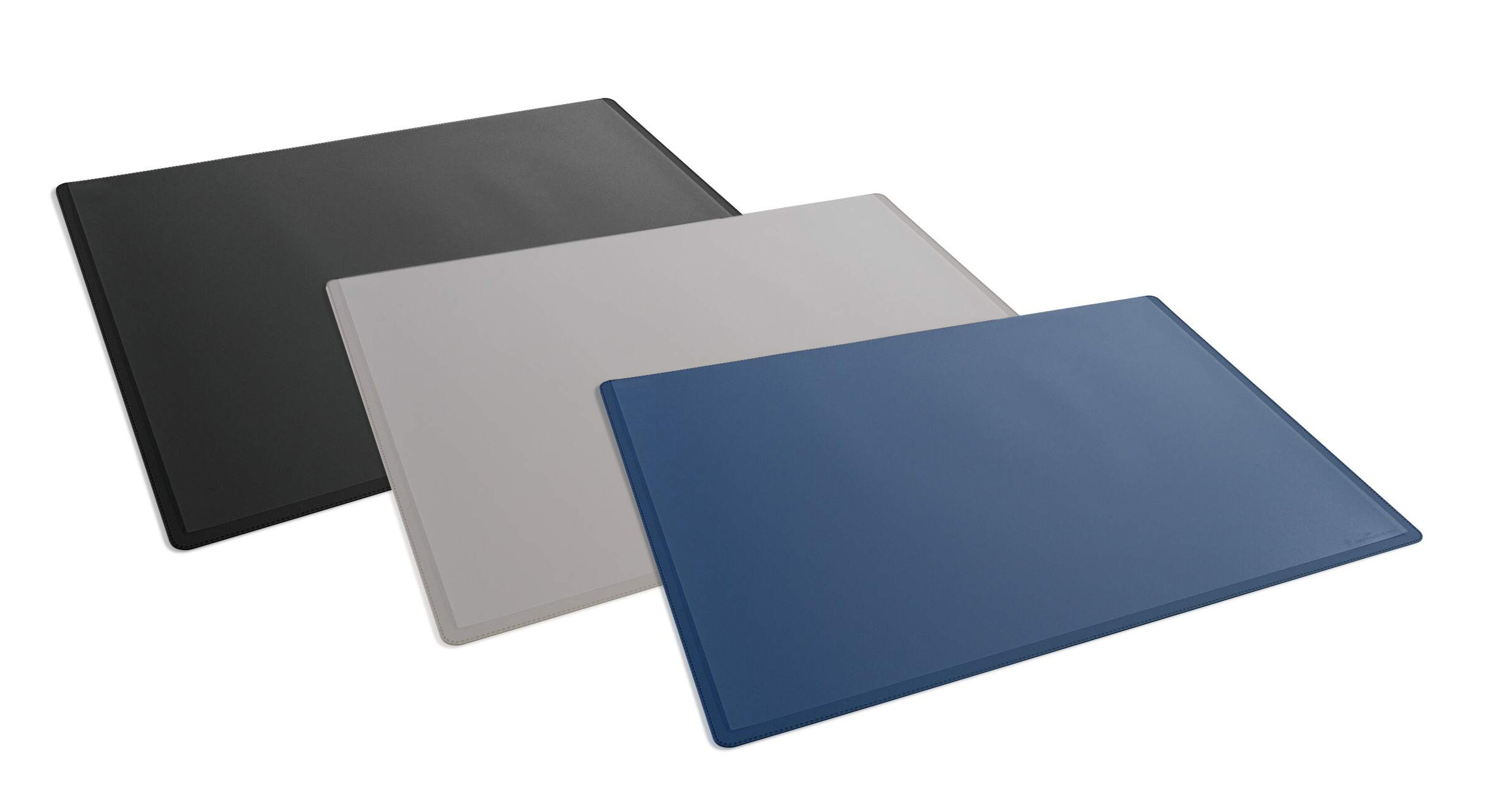 Skrivunderlägg Durable Svart med Transparent Klaff PP 65x50cm