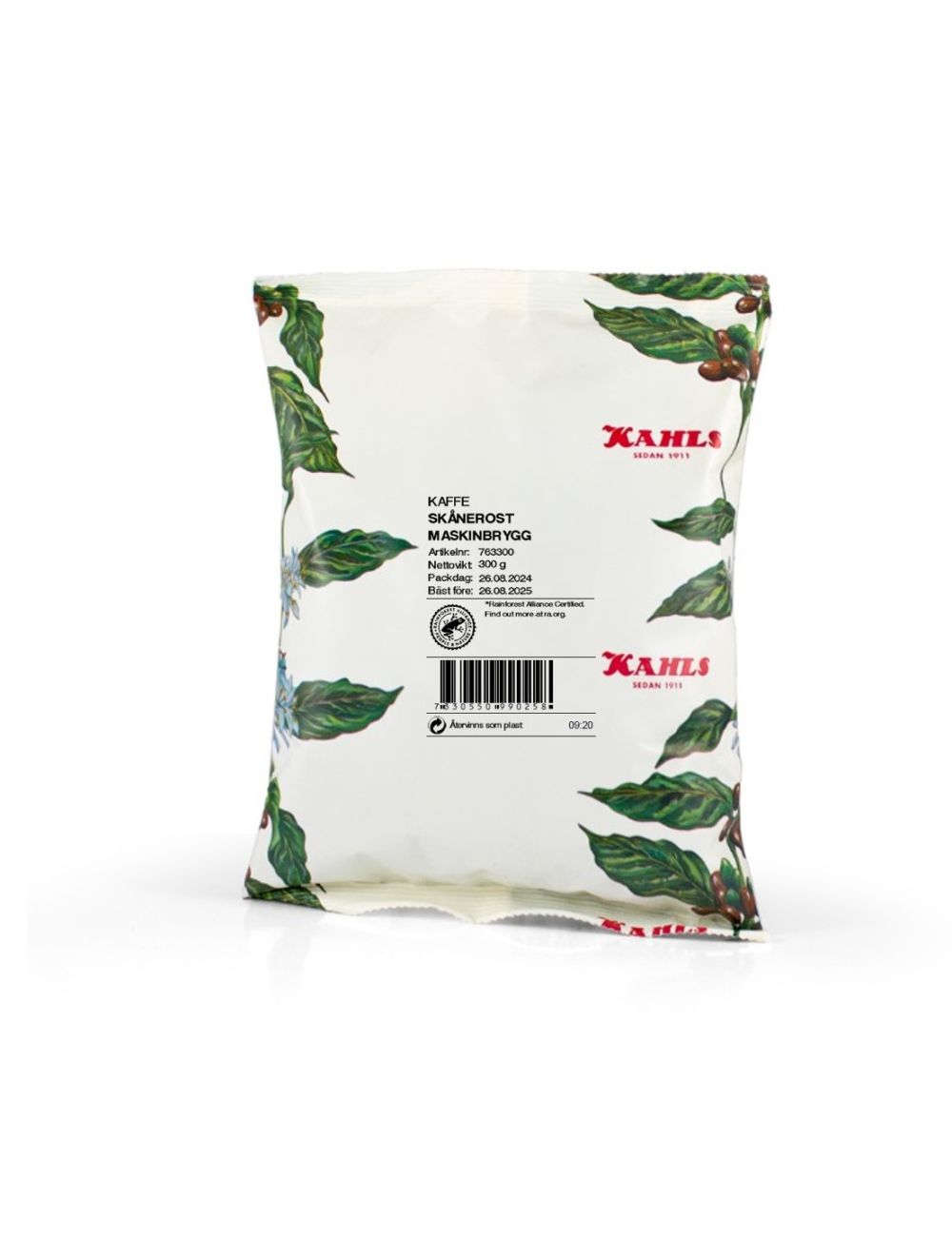 Kaffe Kahls Skånerost Maskinbrygg RFA SG 300g