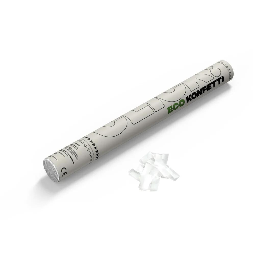 Konfetti Myclick Kanon Click Biologiskt Nedbrytbar Vit 50cm
