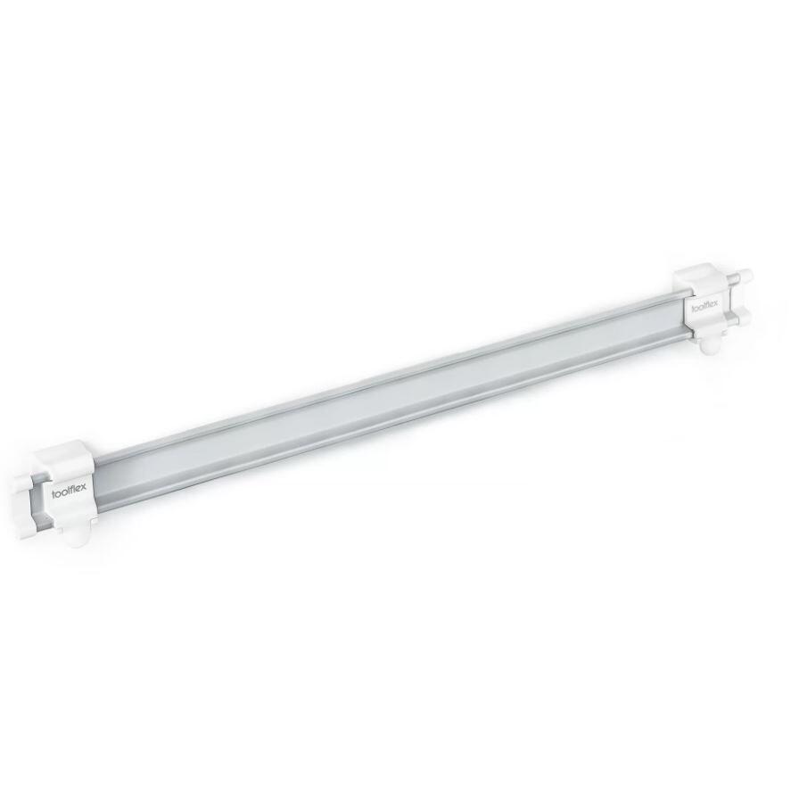 Aluminiumskena Toolflex One utan Hållare Vit 54cm