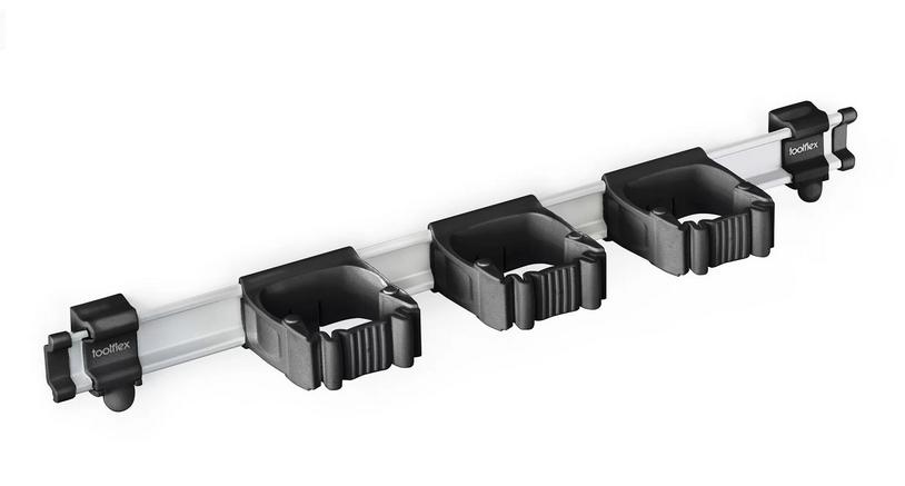 Skena Toolflex One Svart 54cm med 3 Hållare