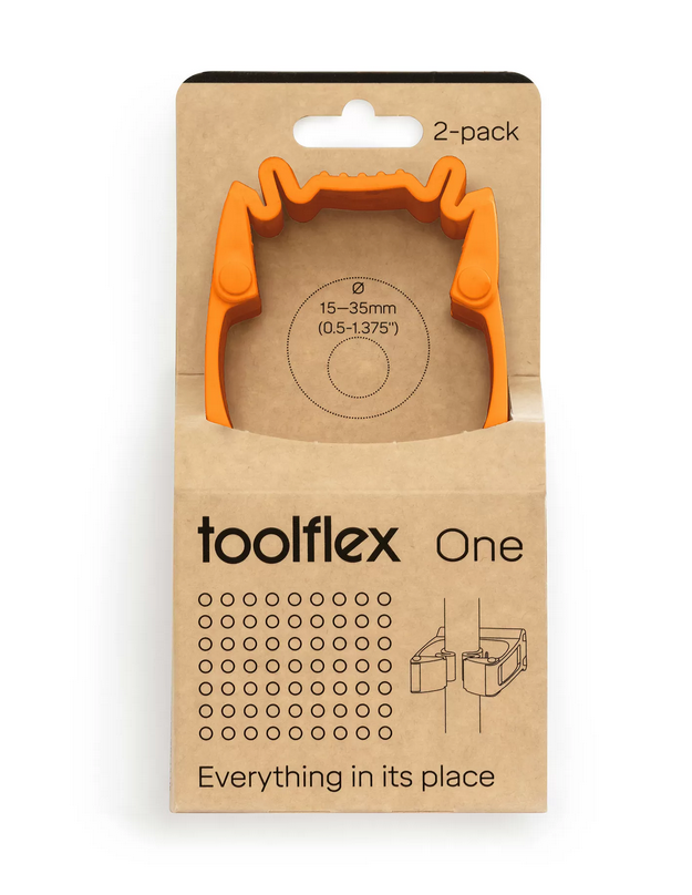 Redskapshållare Toolflex One Orange 2-pack Redskapshållare Toolflex One Orange 2-pack