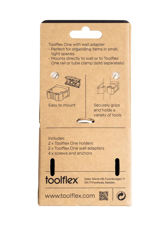 Redskapshållare Toolflex One Blå 2-pack extra bild 4 Redskapshållare Toolflex One Blå 2-pack extra bild 4