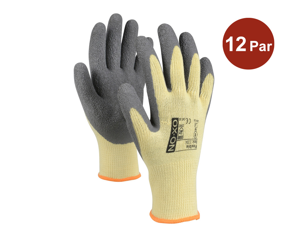 Handske OX-ON Flexible Basic 1004 Grå-Crème S11