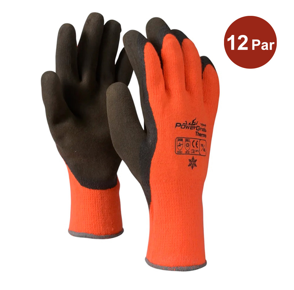 Flexhandske Towa PowerGrab Thermo 335 Svart-Orange
