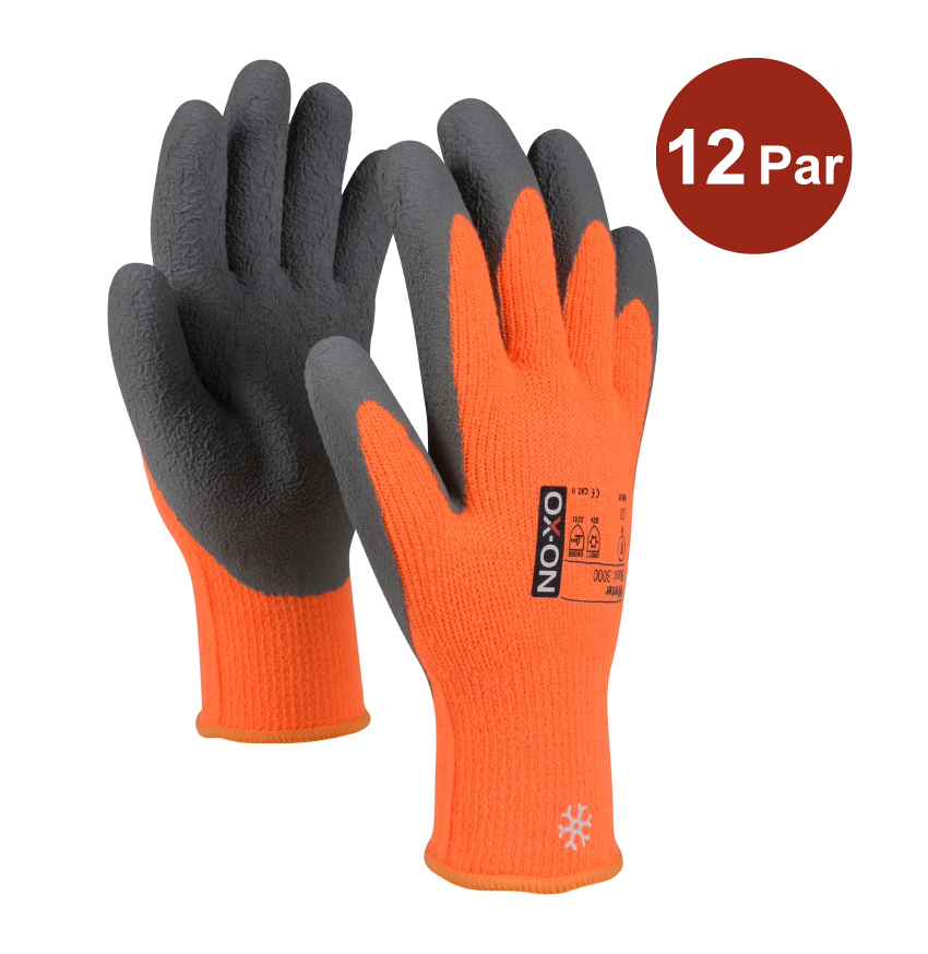 Vinterhandske OX-ON Winter Basic 3000 Grå-Orange