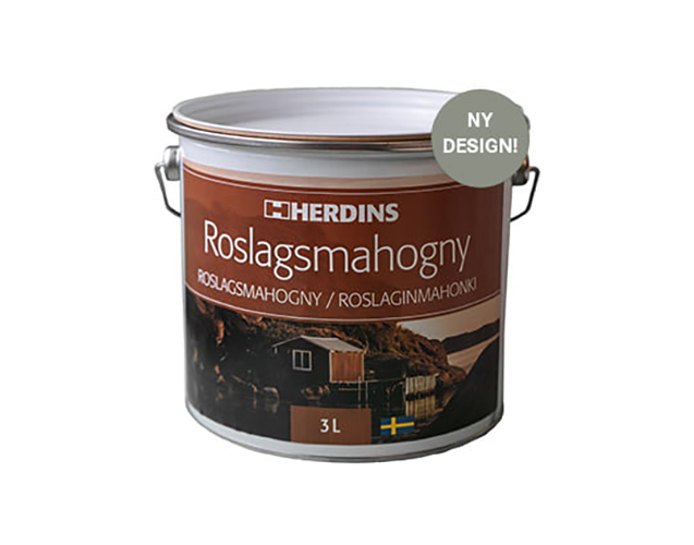 Tjärolja Herdins Ljus - Roslagsmahogny 3L