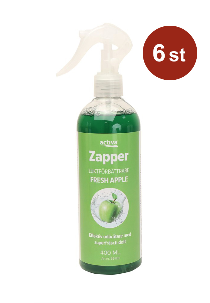 Luktförbättrare Activa Zapper Fresh Apple Odörätare 400ml