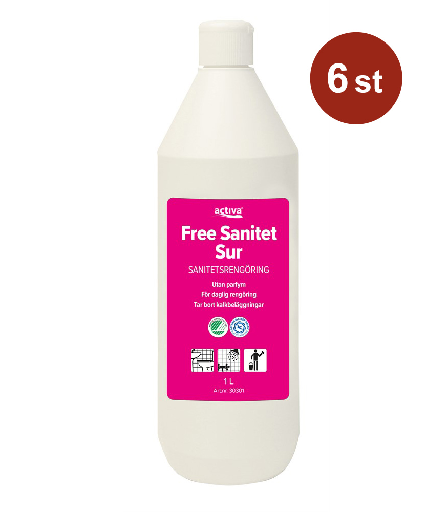 Sanitetsrengöring Activa Free 1L