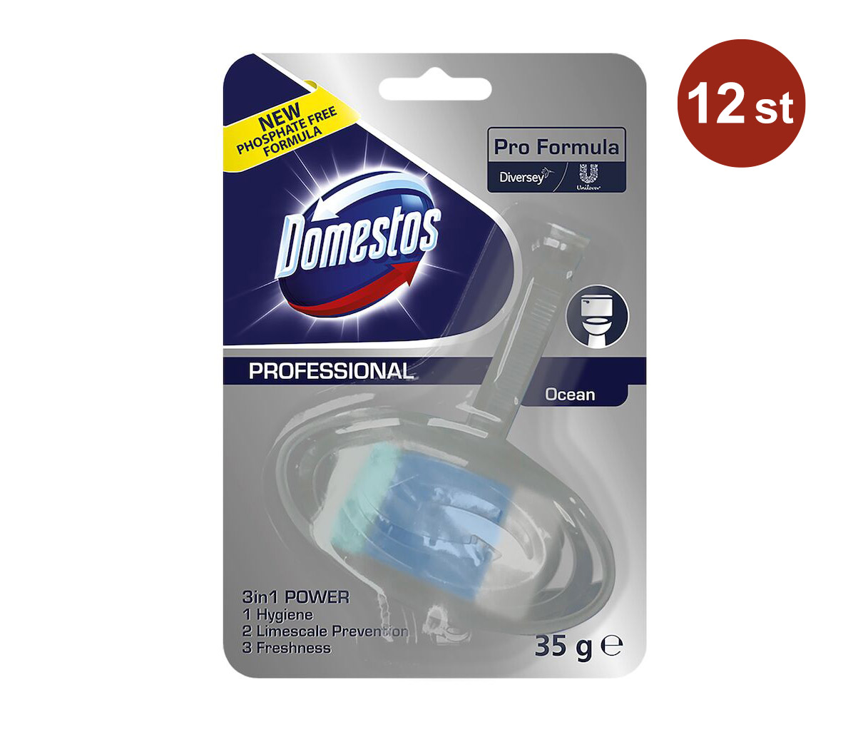 Sanitetsrent Domestos WC-Sticks Ocean 5st