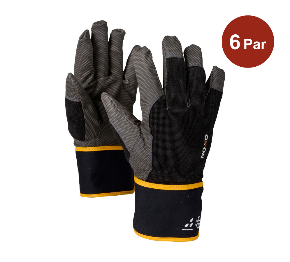 Vinterhandske OX-ON Winter Supreme 3608 Svart-Grå S12