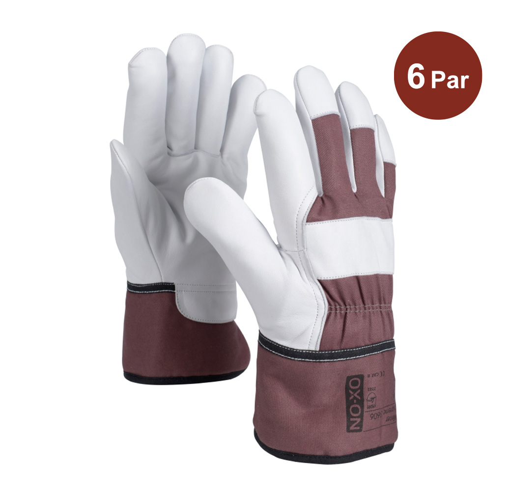 Vinterhandske OX-ON Winter Supreme 3606 Vit-Brun