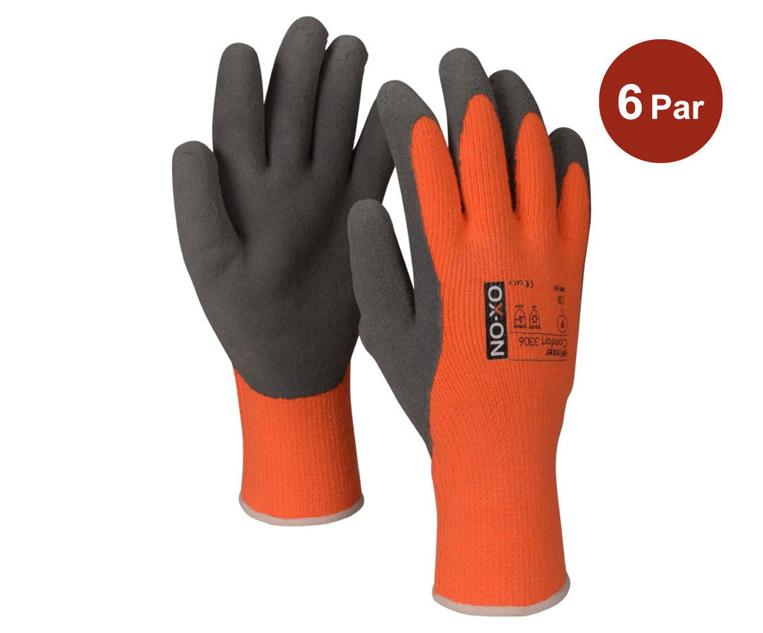 Vinterhandske OX-ON Winter Comfort 3306 Svart-Orange S9