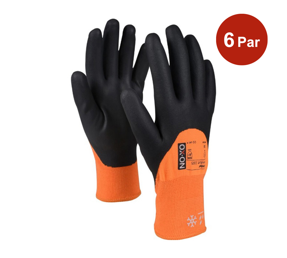 Vinterhandske OX-ON Winter Comfort 3305 Svart-Orange S11
