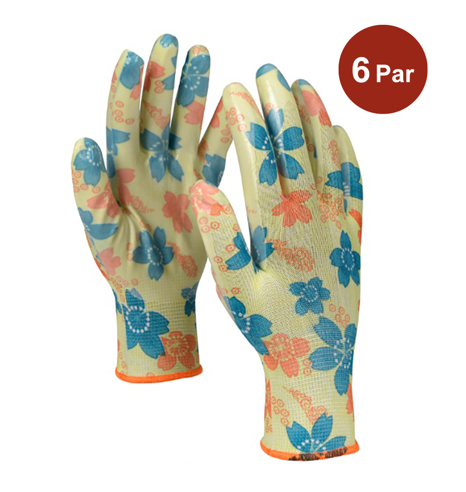 Trädgårdshandske OX-ON Garden Basic 5005 Gul