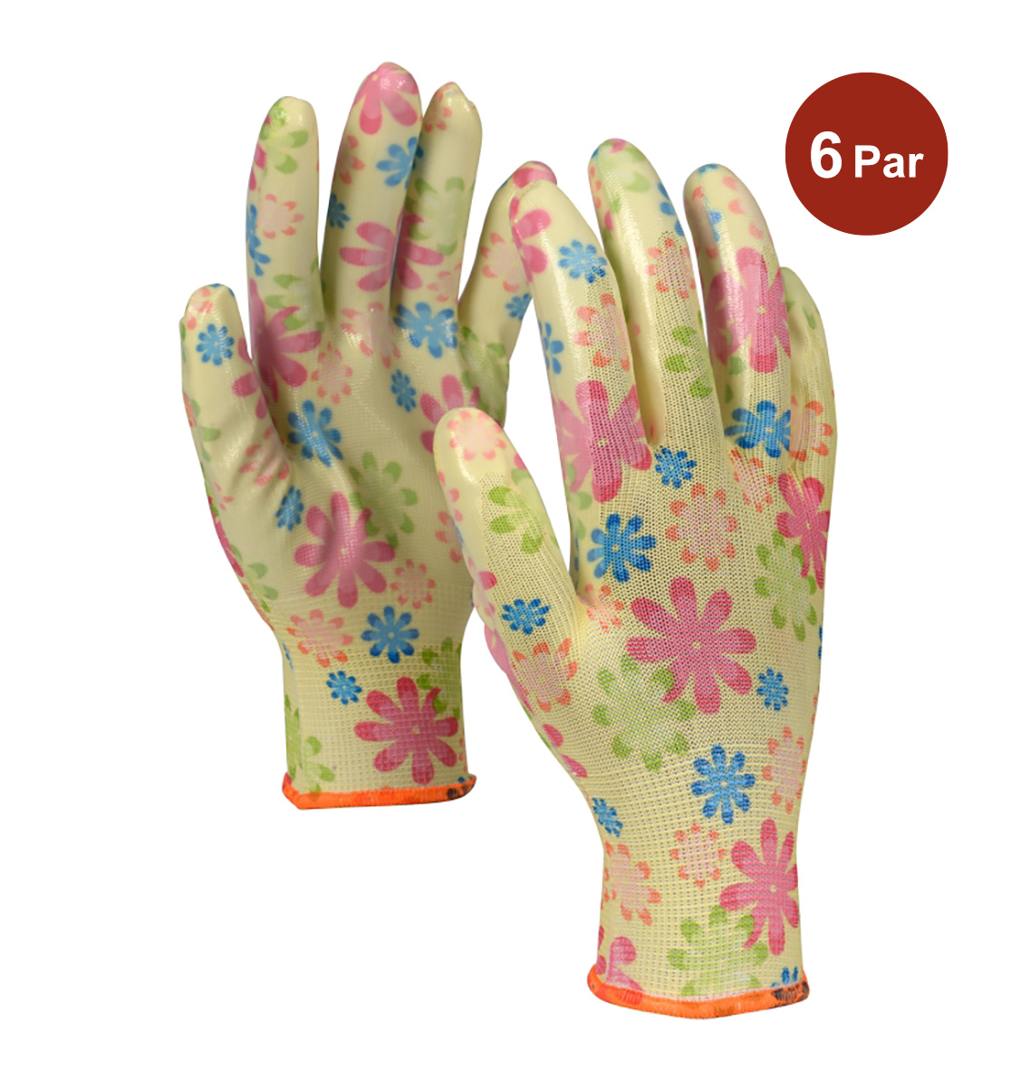 Trädgårdshandske OX-ON Garden Basic 5004 Gul