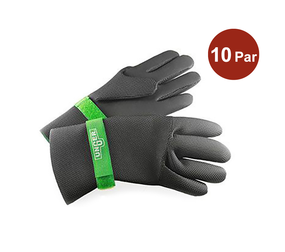 Fönsterputshandske Unger Neoprene Svart S8