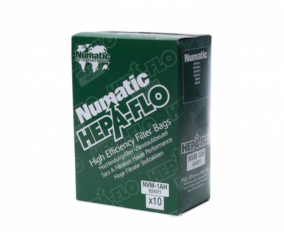 Dammsugarpåse Numatic HepaFlo 6L