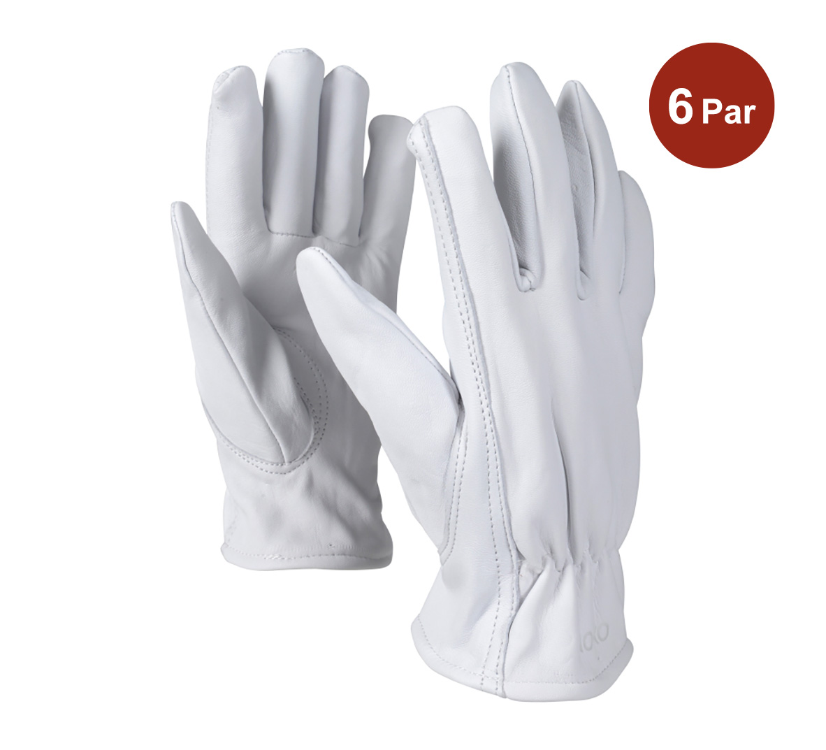 Läderhandske OX-ON Worker Comfort 2307 Vit S12