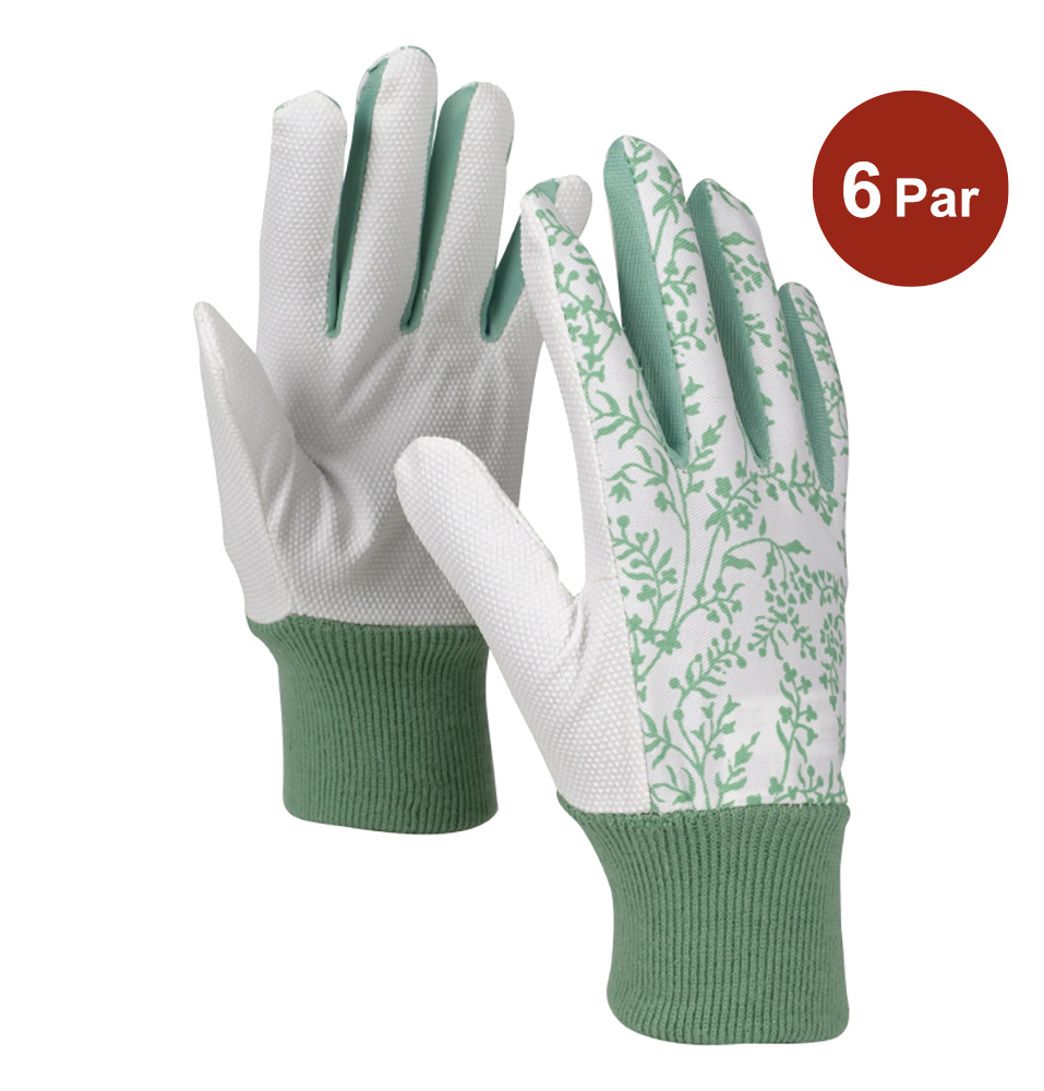 Trädgårdshandske OX-ON Garden Comfort 5304 Vit-Brun S8