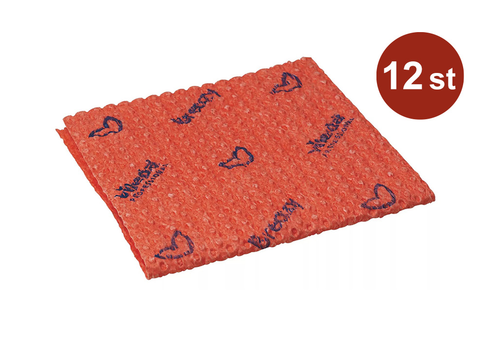 Mikrofiberduk Vileda Professional Breazy Röd 35x35cm 25st
