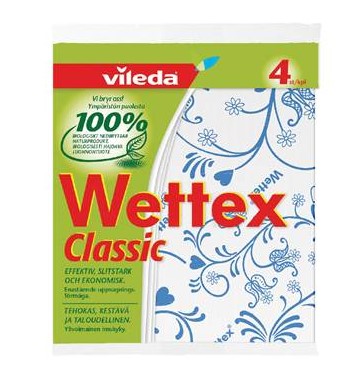 Städduk Vileda Professional Wettex Classic Mix 17x20cm 4st