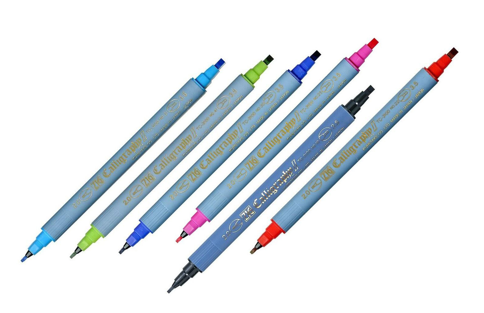 Kallegrafipenna Zig II TC-3100 Dubbel Spets