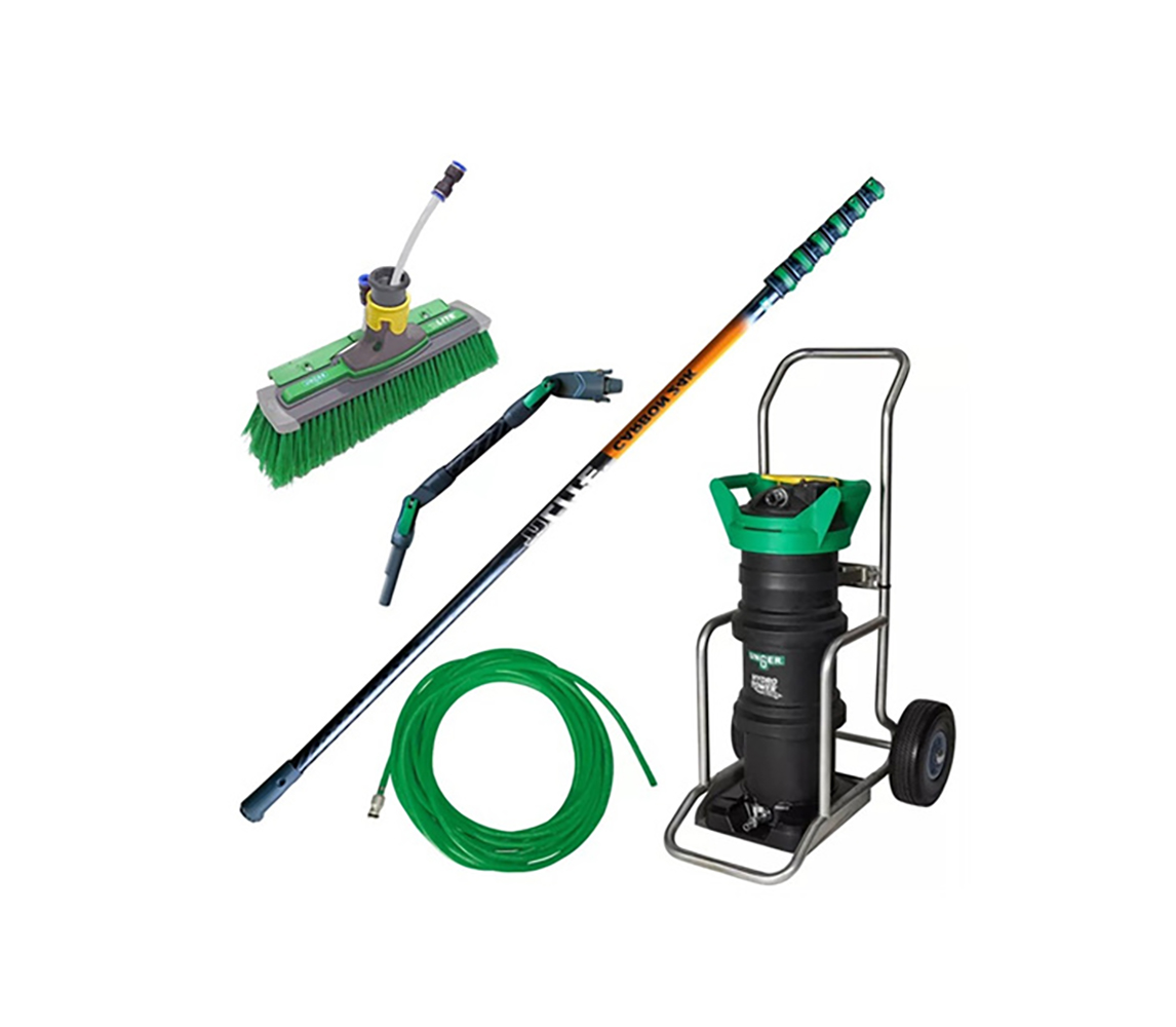 Renvattenkit Unger Pure Water Ultra LC Professional Carbon med Vagn 8.6m