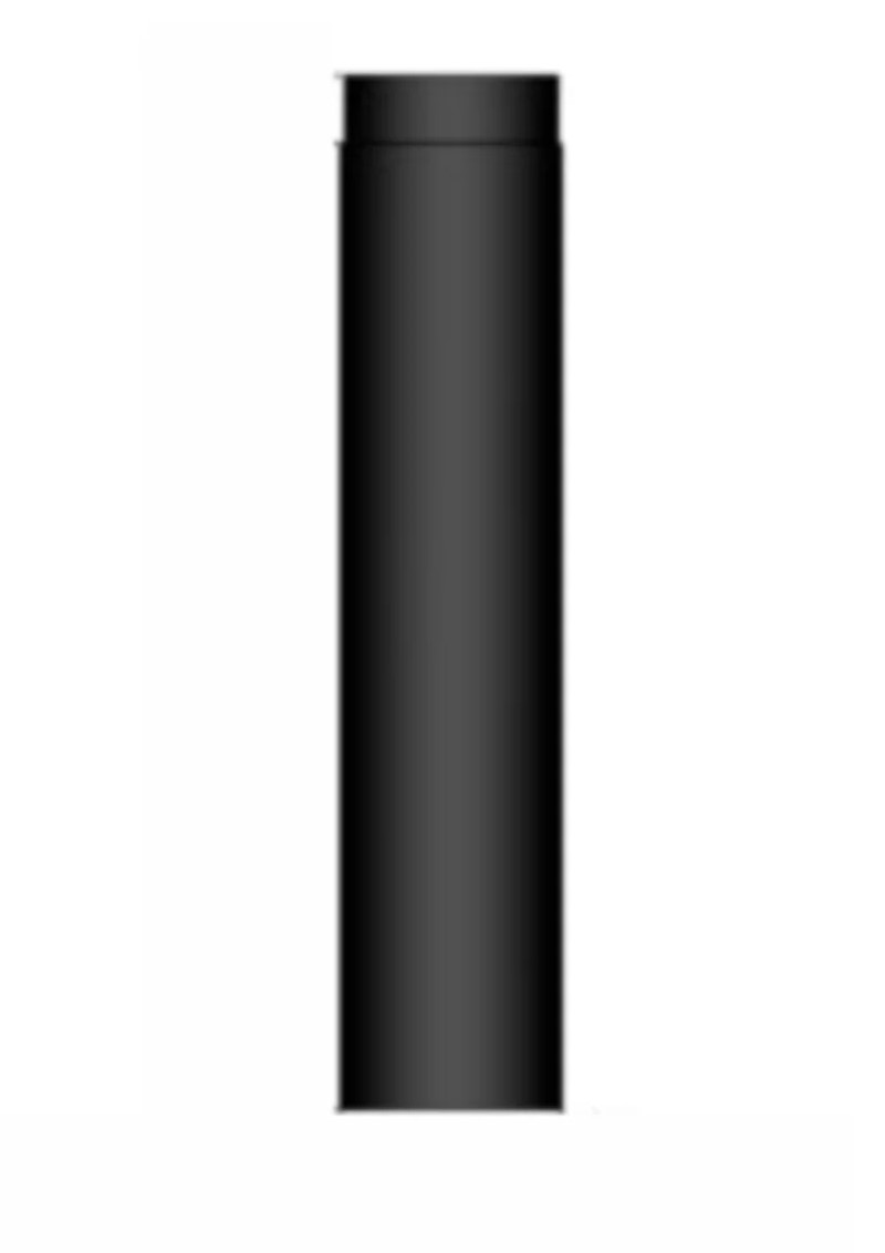 Rökrör Kaminex Rak Svart Ø125 mm Längd 333 mm