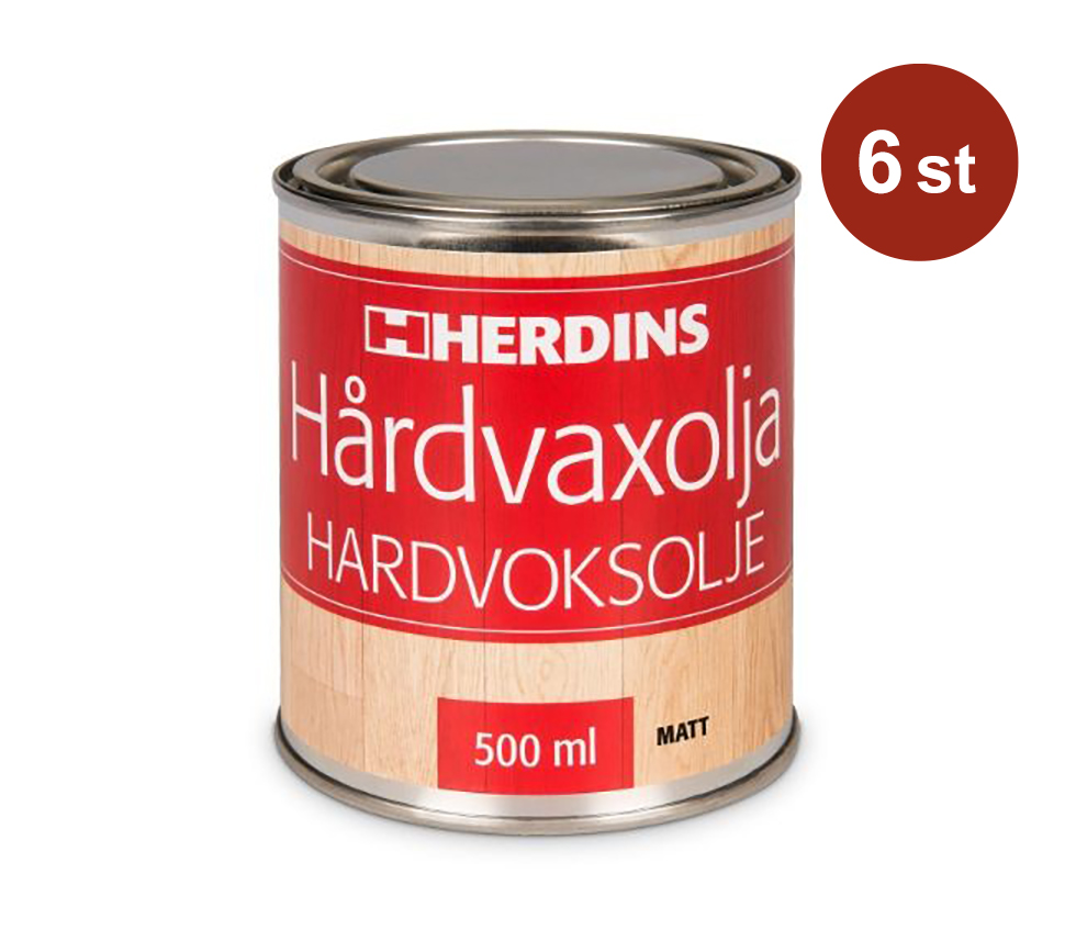 Hårdvaxolja Herdins Ultramatt 500ml