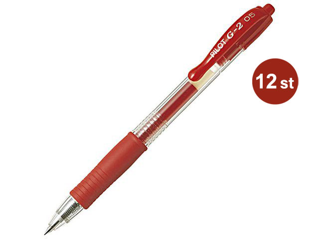 Gelpenna Pilot G-2 Röd 0.5mm