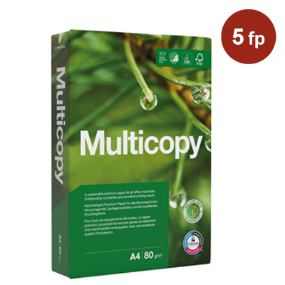 Kopieringspapper Multicopy Hålat A4 80g 500st