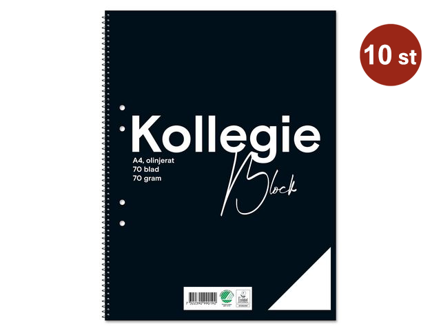 Kollegieblock FW Olinjerat A4 70g 70 Blad