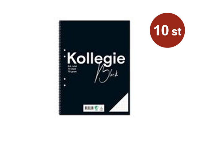 Kollegieblock FW A4 70g 70 Blad Rutat
