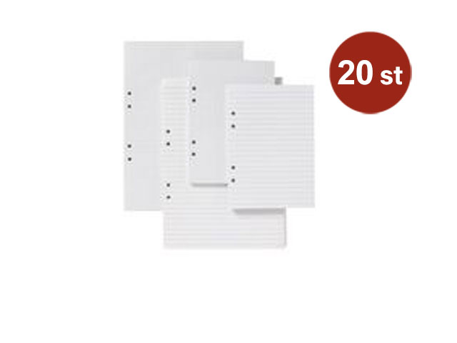 Konferensblock Linjerat Hålat A4 60g 25 Blad