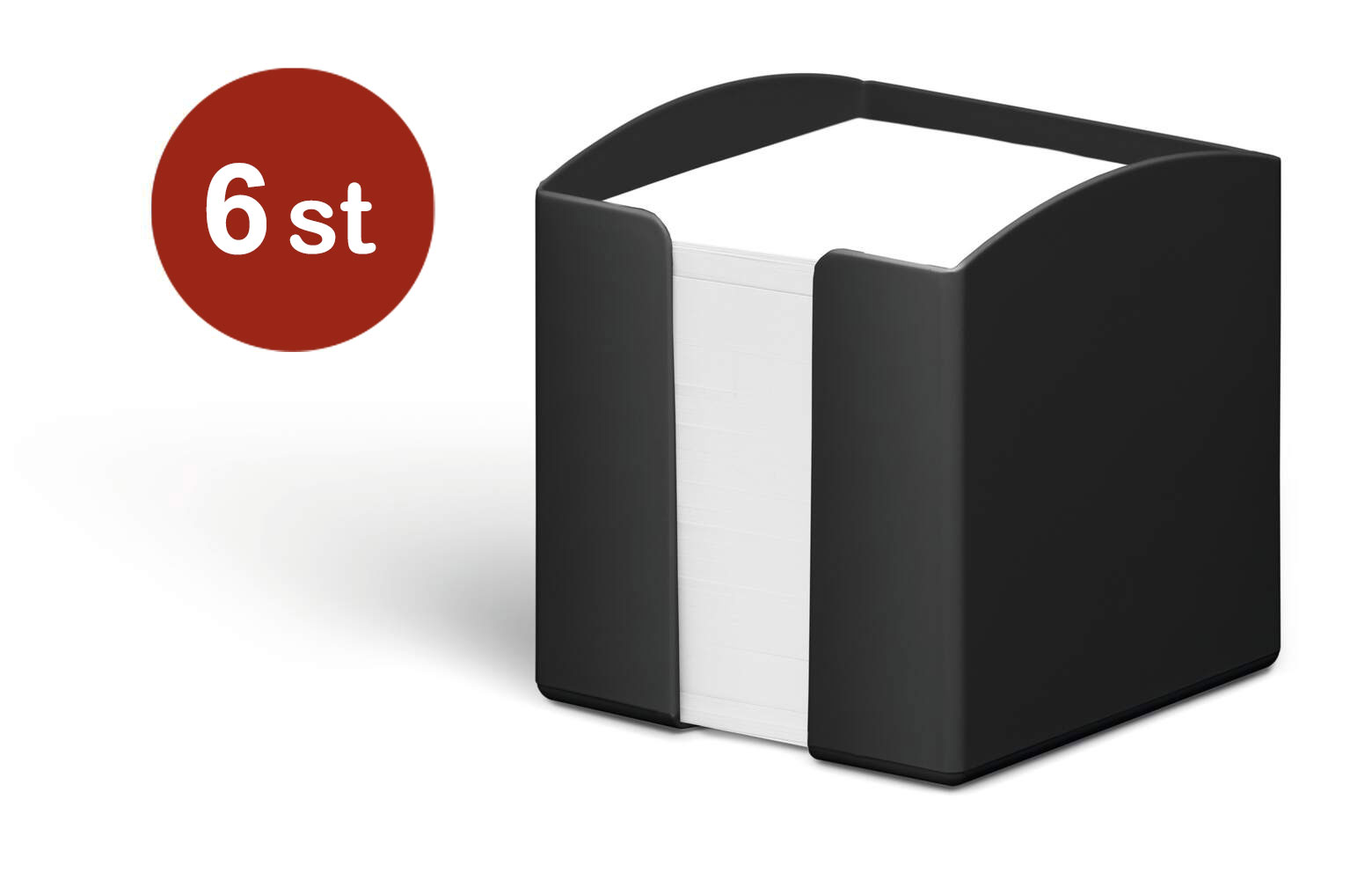 Blockkubshållare Durable Eco Svart