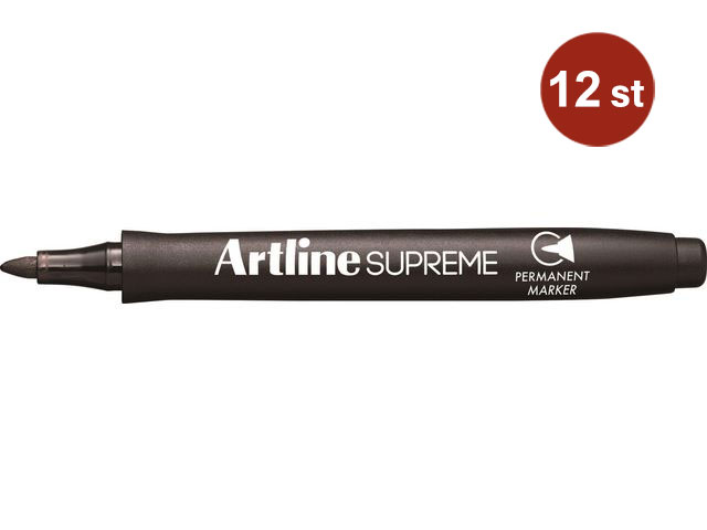 Märkpenna Artline Supreme Rund Svart 1mm