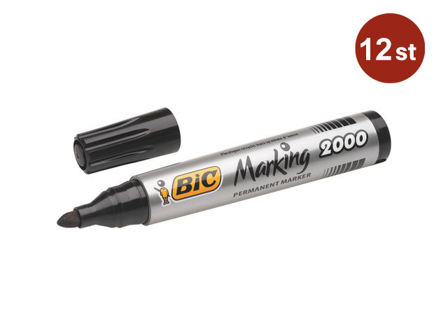 Märkpenna Bic Eco 2000 Svart